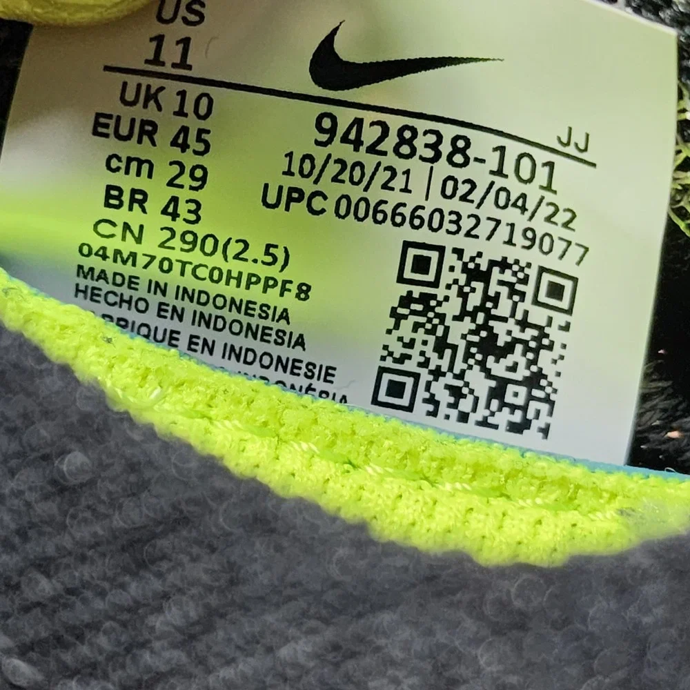 Nike Free RN Flyknit 2017 Oreo 880843-003 Running Shoes Men's Size 11 Athletic - Picture 11 of 13